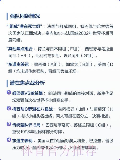 2026世界杯预选赛焦点之战深度解析
